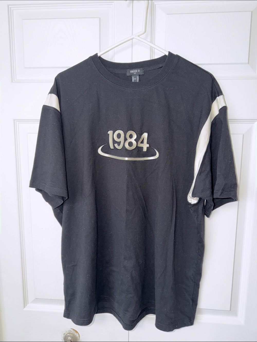 Forever 21 Black '1984' Graphic Short-Sleeve Men’s Shirt